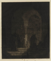 KG 18011
<br/>
Voorportaal van een moskee
<br/>
<em>Bauer, Marius (1867-1932)</em>